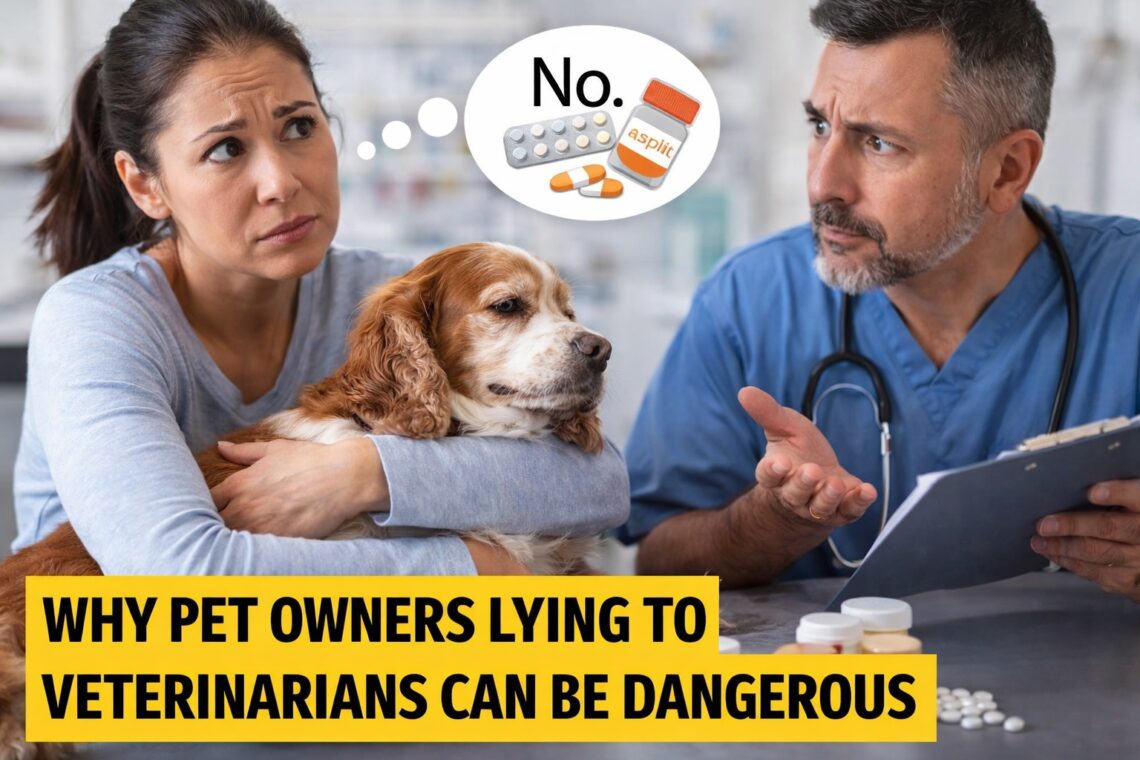 Pet owners lying to veterinarians