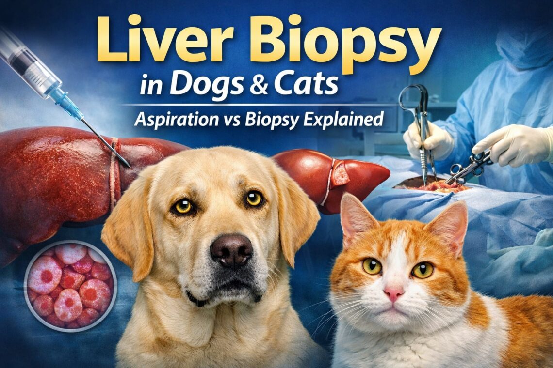 liver biopsy in dogs and cats