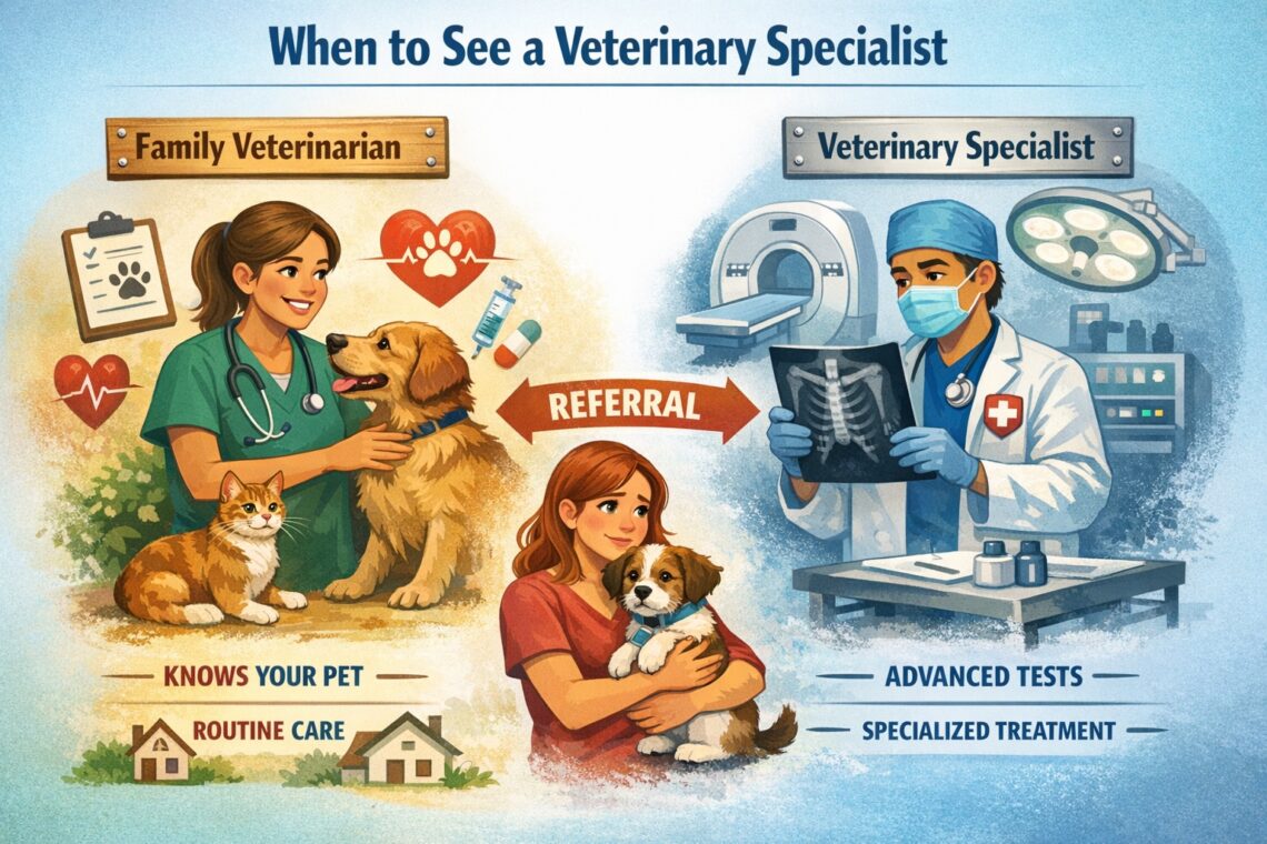 when to see a veterinary specialist