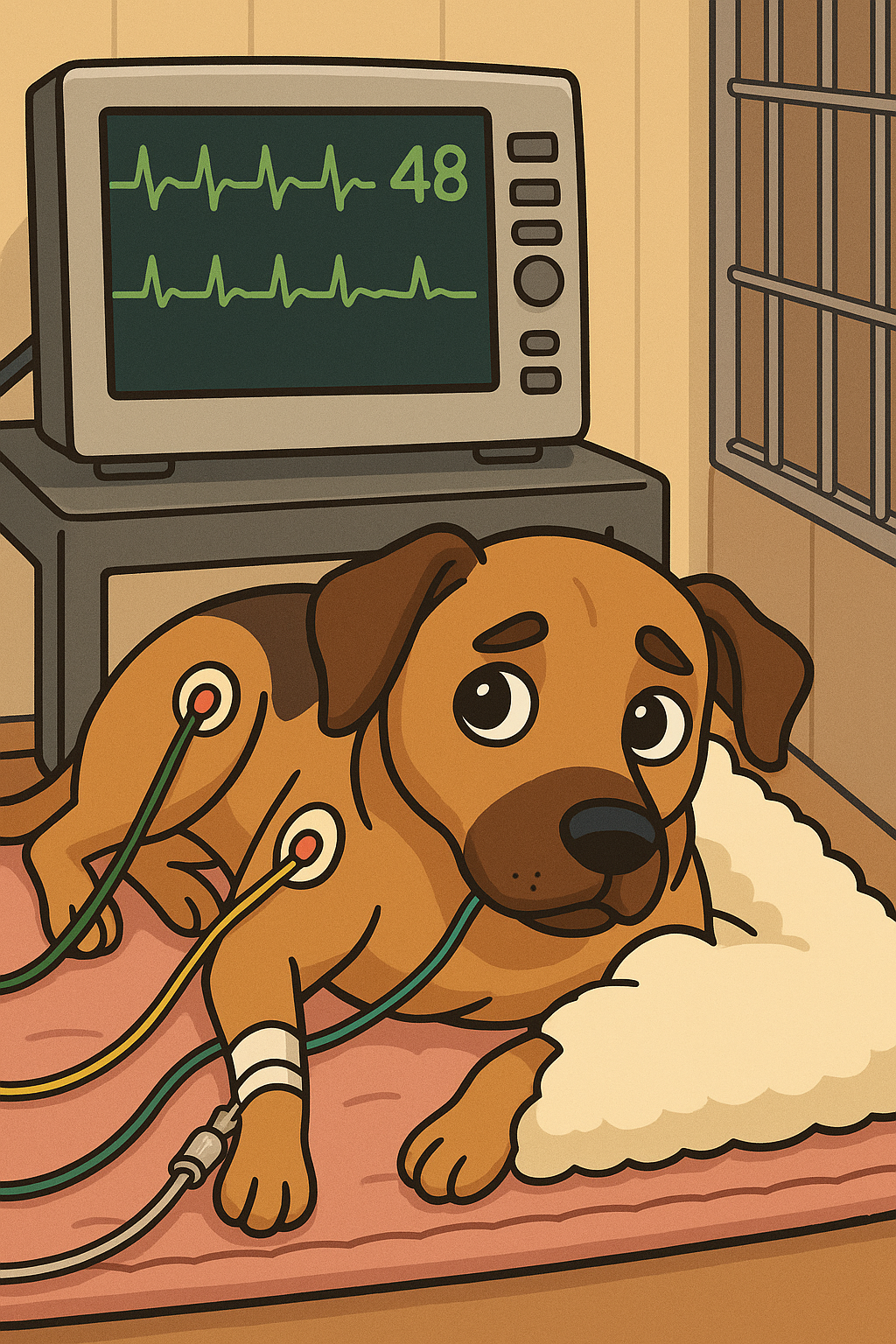 atrioventricular block in dogs