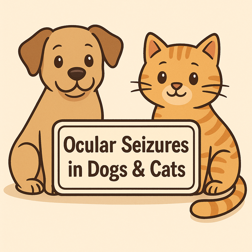 ocular seizures in dogs and cats